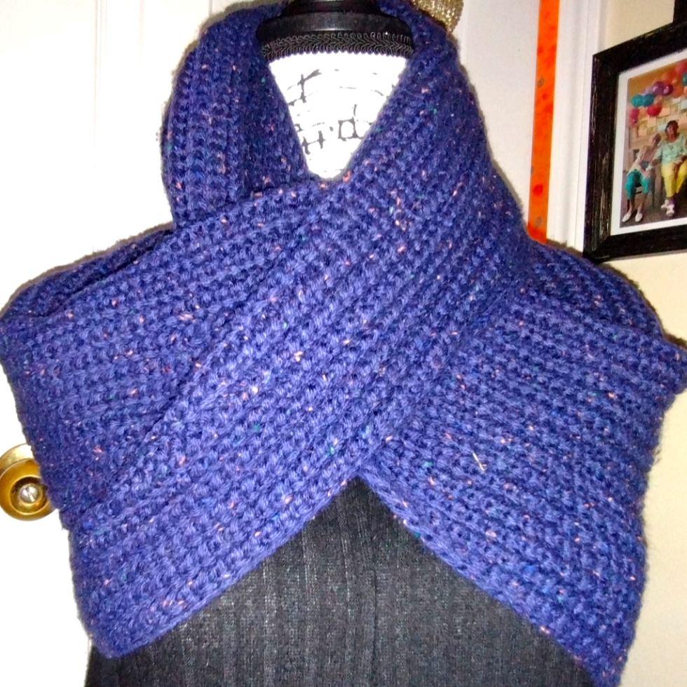 Loft Brand Blue Nfinity Scarf102